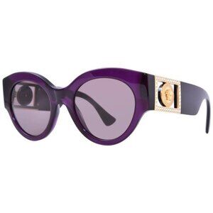 NEW VERSACE SUNGLASSES WOMEN PURPLE EYEWEAR VERSACE VE4438B 53847N